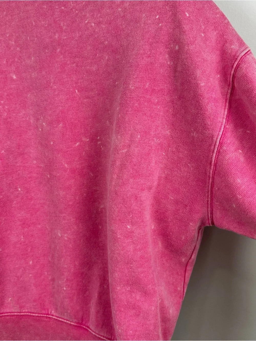 PINK Victoria's Secret Washed Pink Worn Look Oversized Crewneck Sweatshirt XS